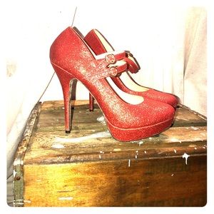Ruby Red High Heels